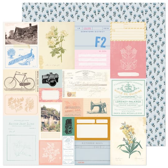 Maggie Holmes Parasol Parfumerie 12&#x22; x 12&#x22; Double-Sided Cardstock, 25 Sheets